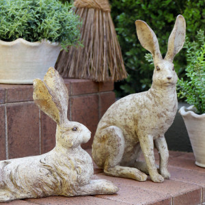 Sitting Bramley Hare Garden Sculpture