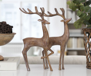St Anton Standing Reindeer Christmas Decoration