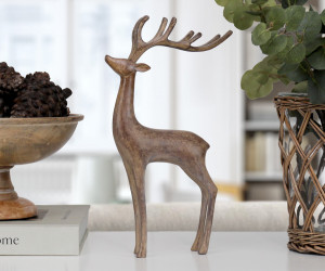 St Anton Standing Reindeer Christmas Decoration