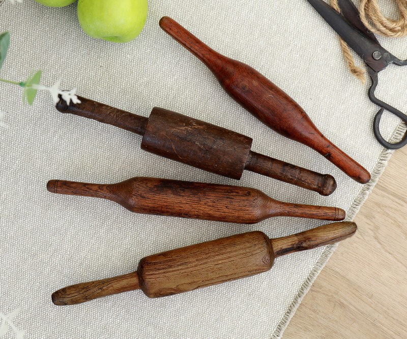 Antique Wooden Rolling Pin - Mini