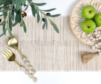 Valencia Off-White Natural Table Runner