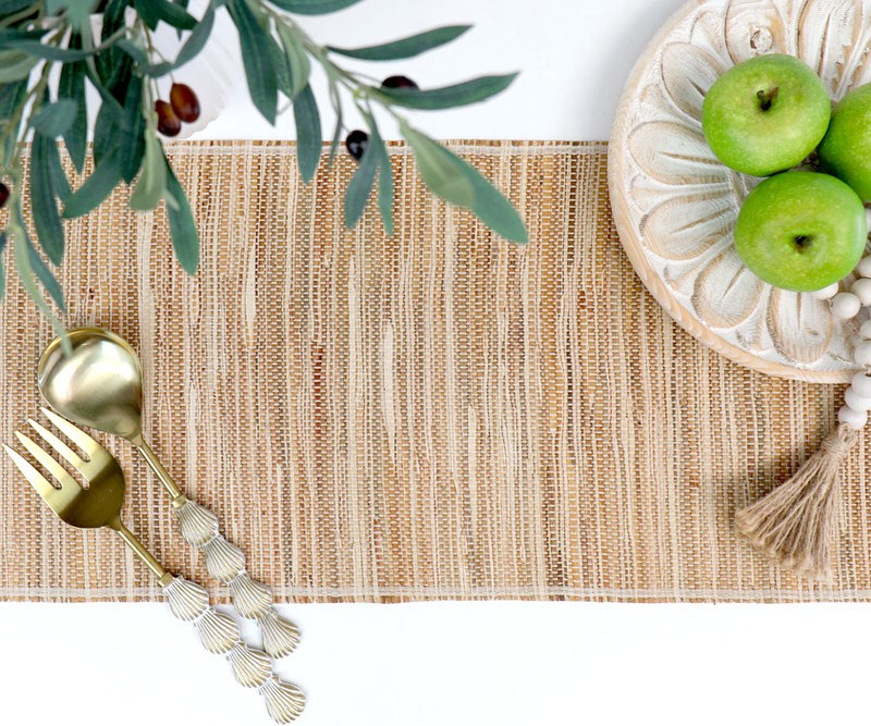 Almeria Natural Table Runner