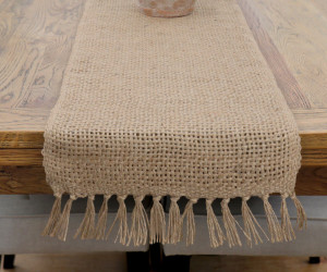 Rowan Jute Runner with Tassels