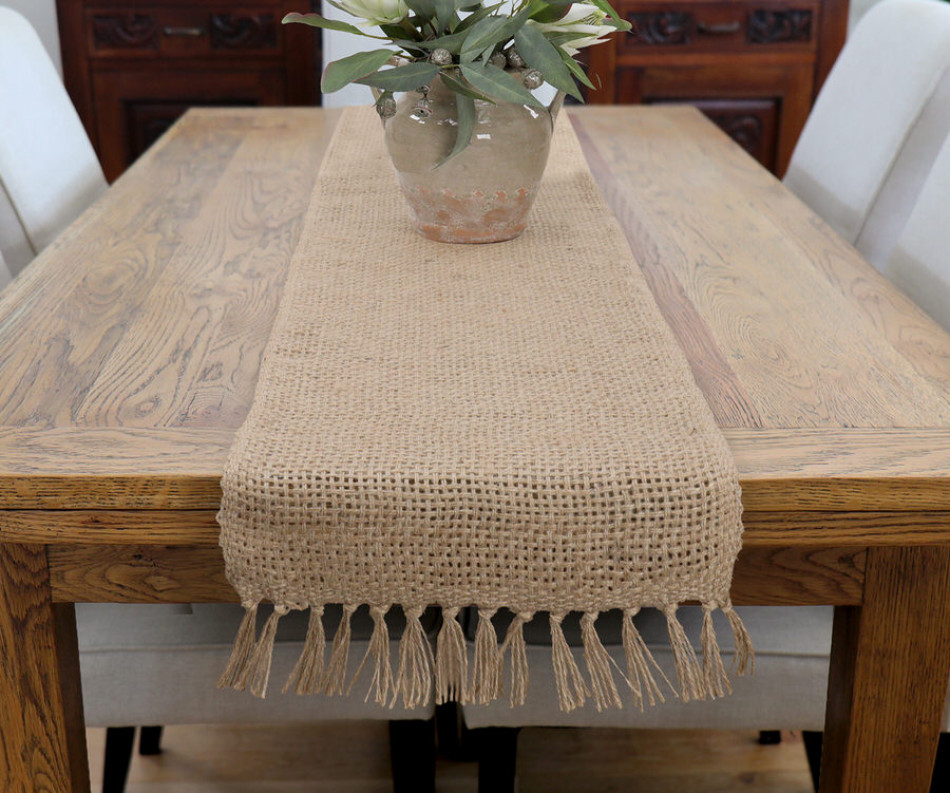 Rowan Jute Runner with Tassels