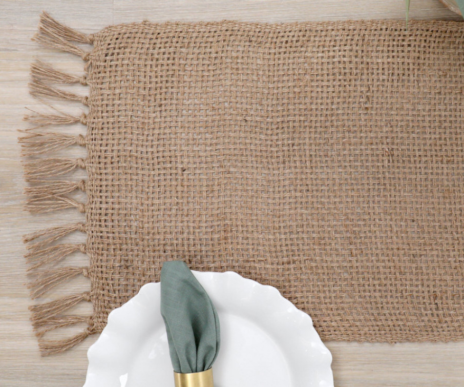 Rowan Jute Runner with Tassels