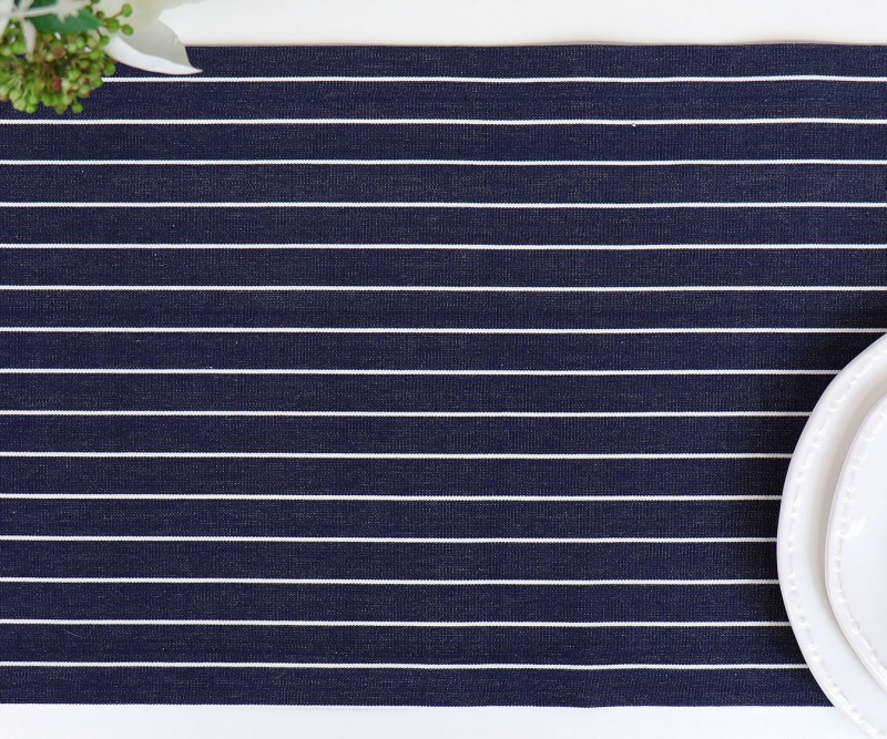 Regatta Navy Stripe Table Runner