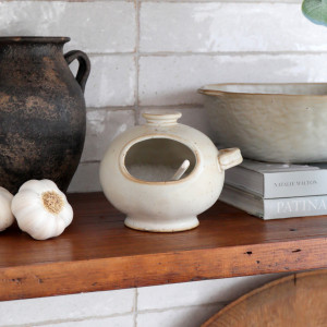 Ashbury Ceramic Salt Pig, presented as a standalone item for straightforward product identification