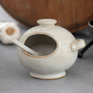 Ashbury Ceramic Salt Pig, decorative home accessory