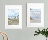 Set 2 Sandy Bay Prints - A2 Framed Art Print