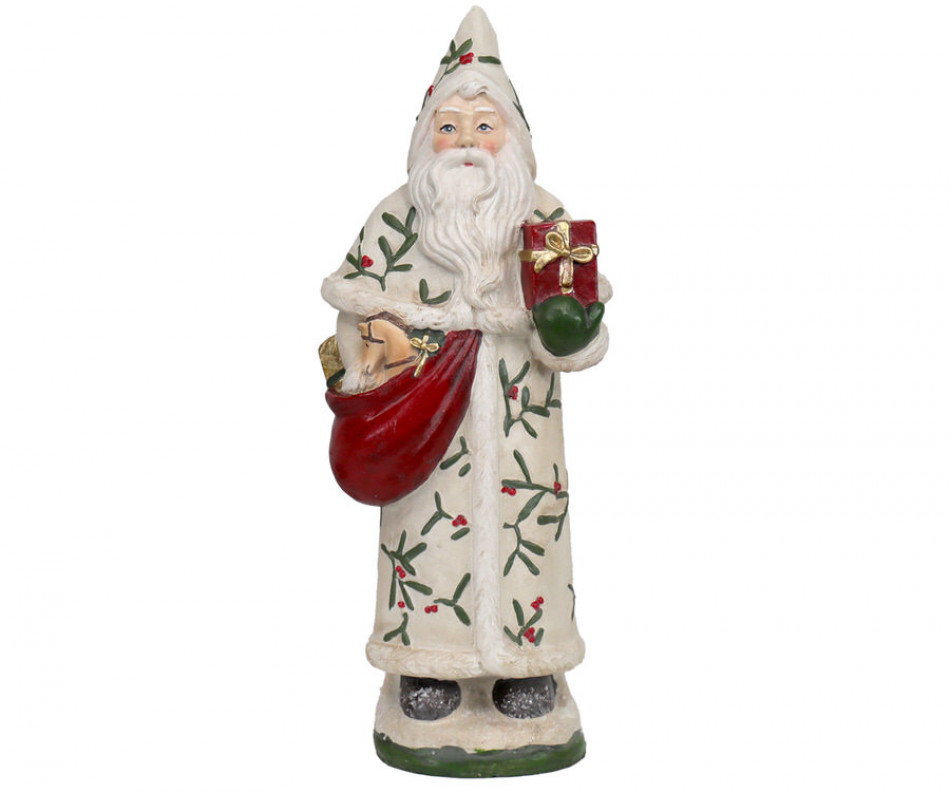 Mistletoe Santa Standing Figure