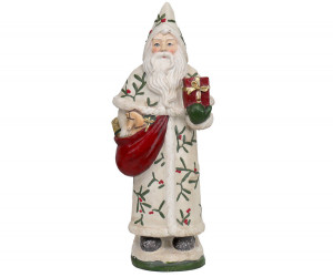 Mistletoe Santa Standing Figure