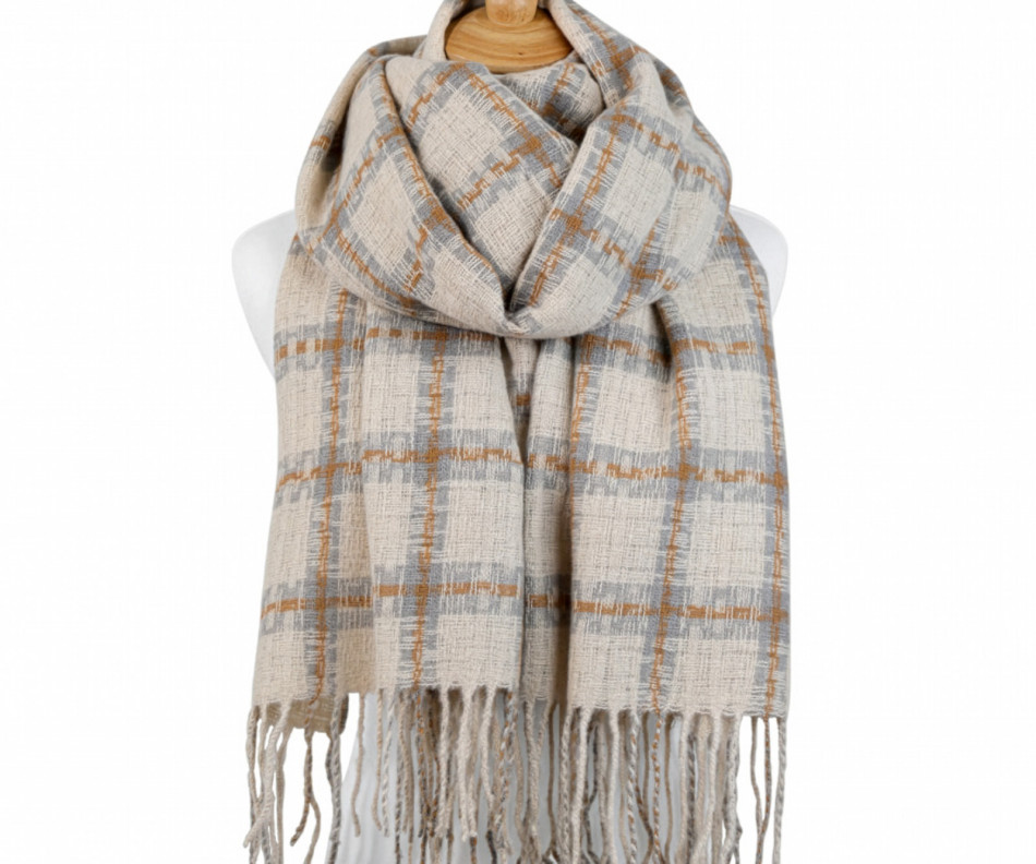 Ellington Heritage Check Winter Scarf, indoor occasional table