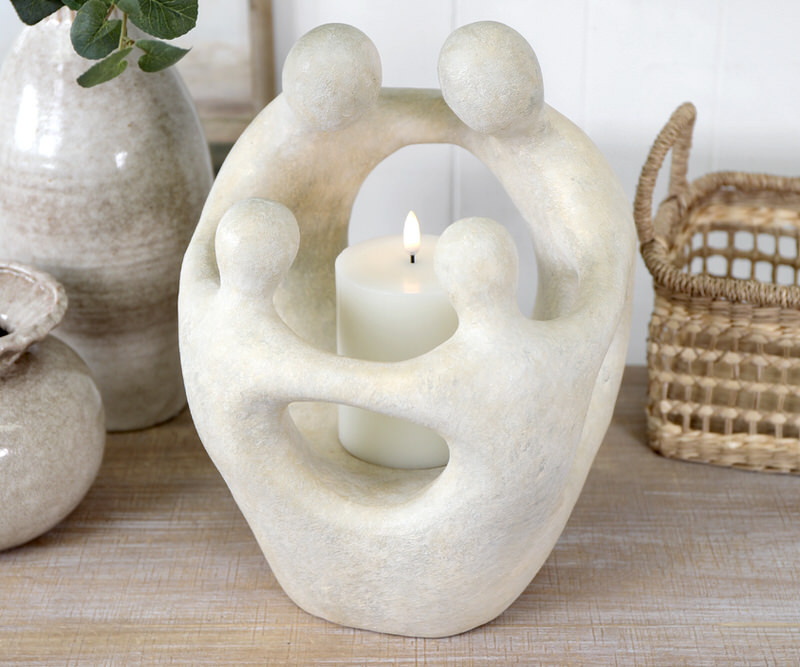 Kindred Circle of Friends Sculpture - Candle Holder