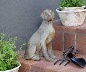 Chester Vintage Dog Sculpture