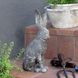 Brambles Vintage Rabbit Sculpture, a decorative accent for shelf or tabletop display