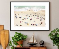 Summer By the Seaside Framed Print