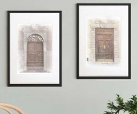 Set 2 Antica Roman Doors - A2 Framed Prints