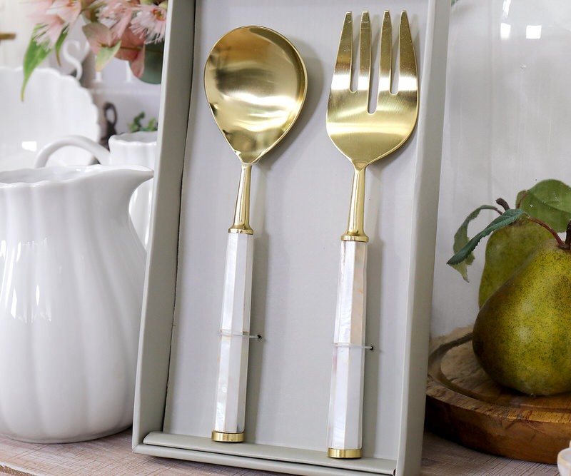 Set 2 Montego Pearl Salad Servers Gift ideas for that special person