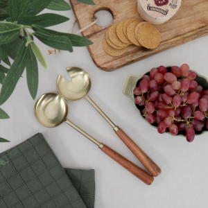 Set of 2 Argyle Salad Servers, shown as a standalone product for clear identification