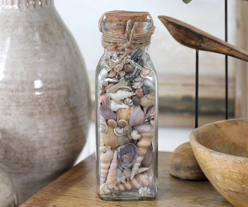 Brighton Jar of Seashells - Colour Mix