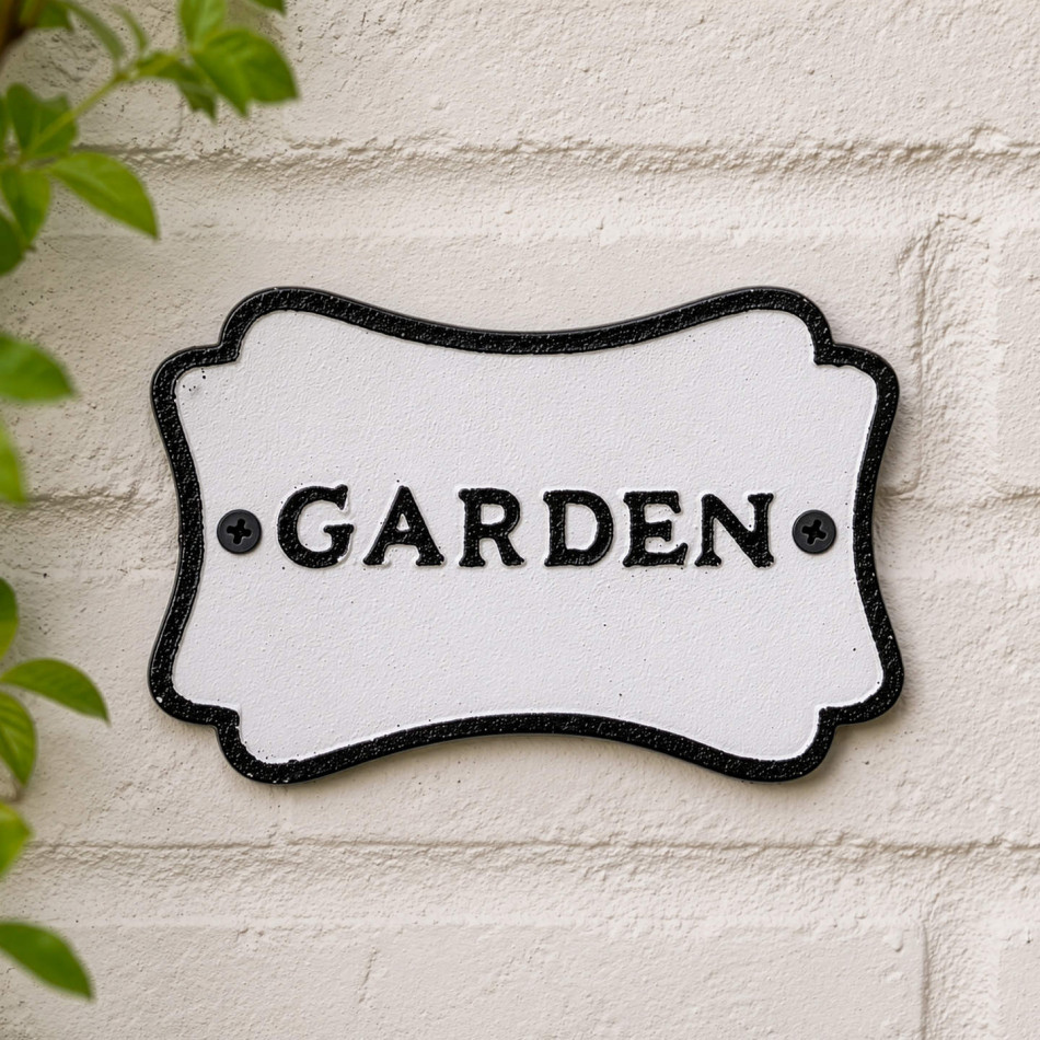 Cotswold Garden Sign - Vintage Cast Iron