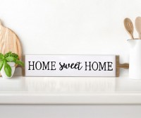 Home Sweet Home Enamel Wall Sign