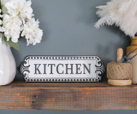 Chilton Vintage Enamel Kitchen Sign