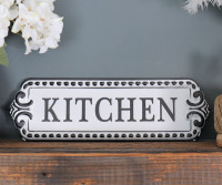 Chilton Vintage Enamel Kitchen Sign