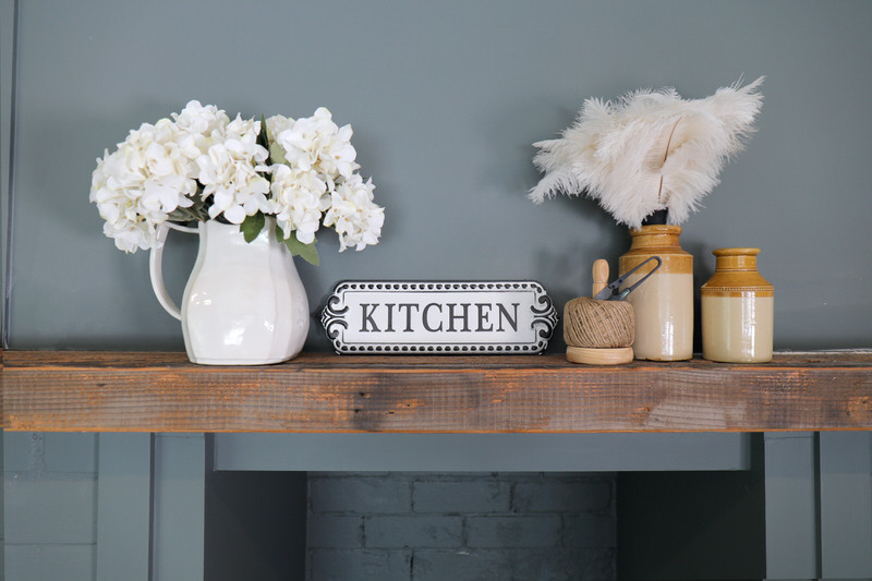 Chilton Vintage Enamel Kitchen Sign