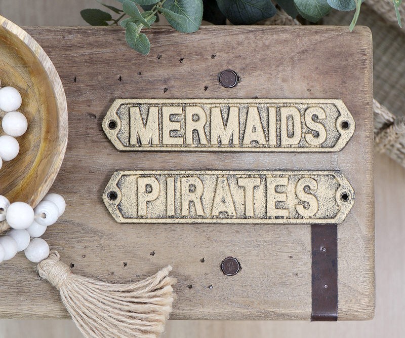 Mermaids Wall Sign - Ladies Bathroom Sign