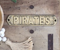 Pirates Wall Sign - Men's Bathroom Sign