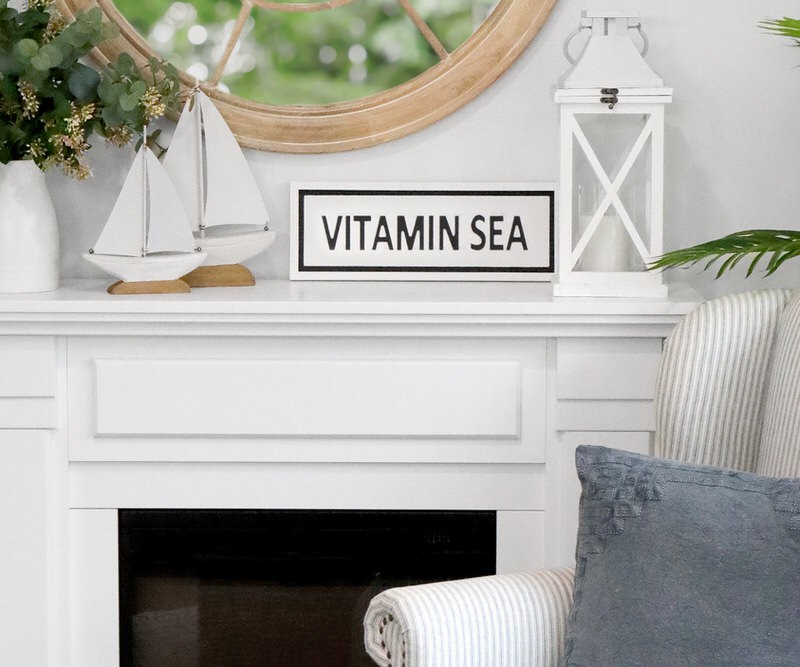 'Vitamin Sea' Wall Sign