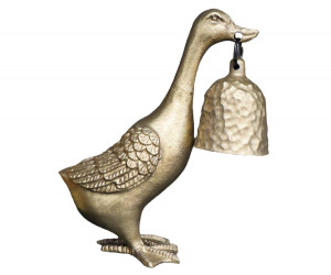 Darcy The Duck Gold Candle Snuffer