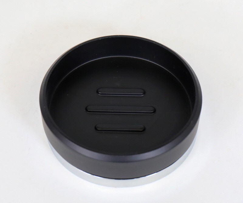 Noir Black & Chrome Soap Dish