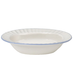 Adelia Fluted Soap Dish, a tabletop piece for serving or decorative display