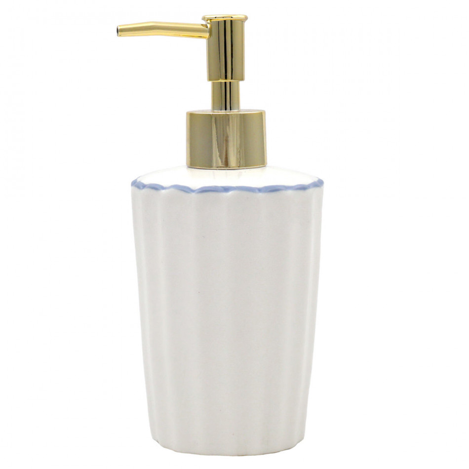 Adelia Fluted Soap Dispenser, shown as a standalone product for clear identification