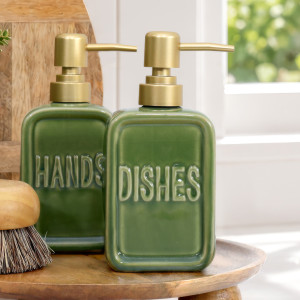 Green Croft 'Dishes' Soap Dispenser