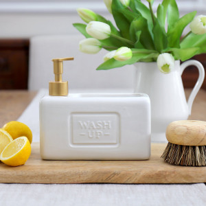 Wash Up Kitchen Soap Dispenser, presented as a standalone item for straightforward product identification