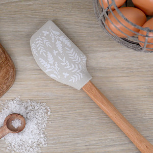 Honeyfield White Floral Spatula, decorative home accessory