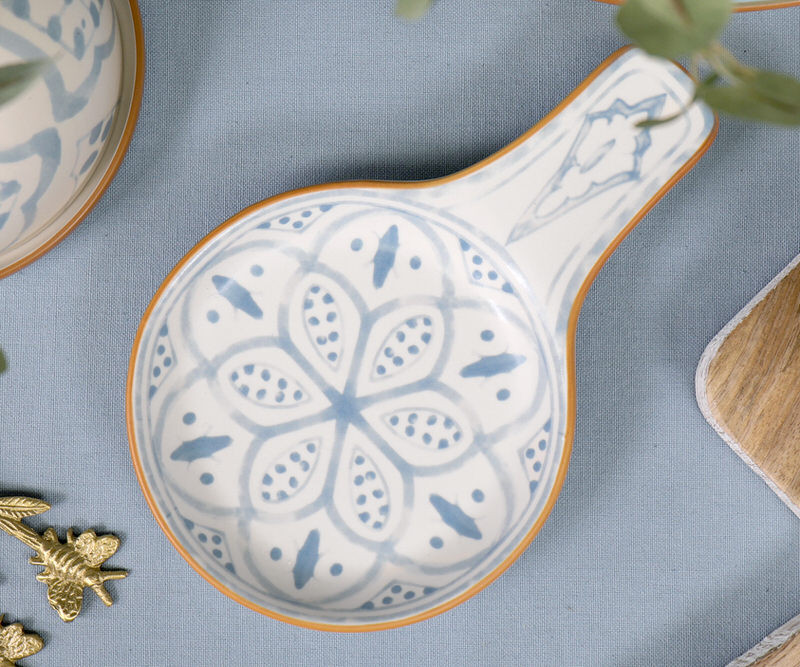 Rosecroft Blue & White Spoon Rest