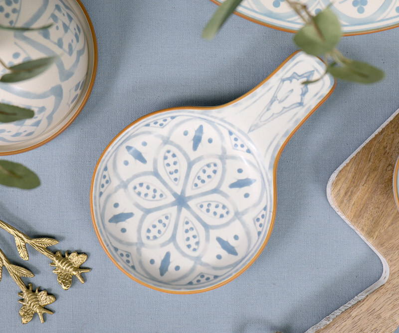 Rosecroft Blue & White Spoon Rest