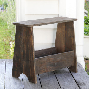Stafford Wooden Porch Stool, indoor accent seating