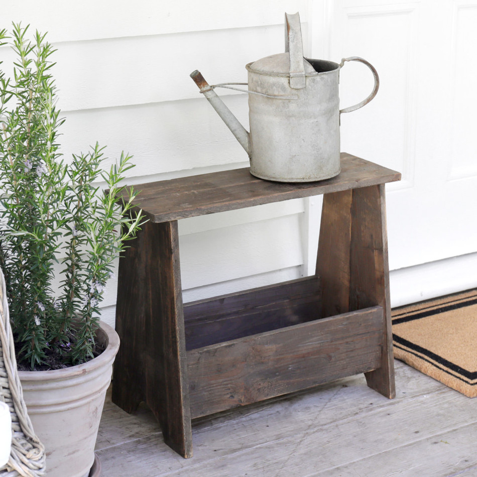 Stafford Wooden Porch Stool, an accent furniture piece designed for seating