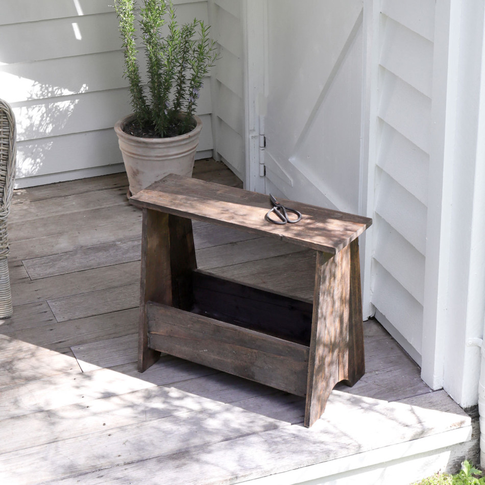 Stafford Wooden Porch Stool, a freestanding seat for adding function and character to an interior