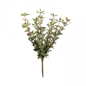 Set 2 Golden Sedum Leaf Sprays, decorative flowers or foliage for vase styling