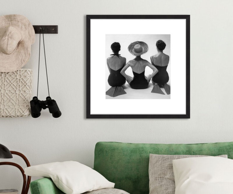 Palm Springs Bathers Framed Photo