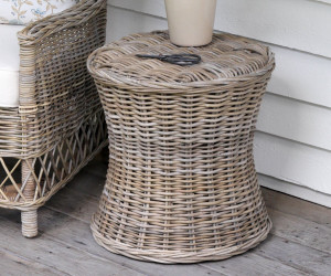 Ashford Round Cane Side Table