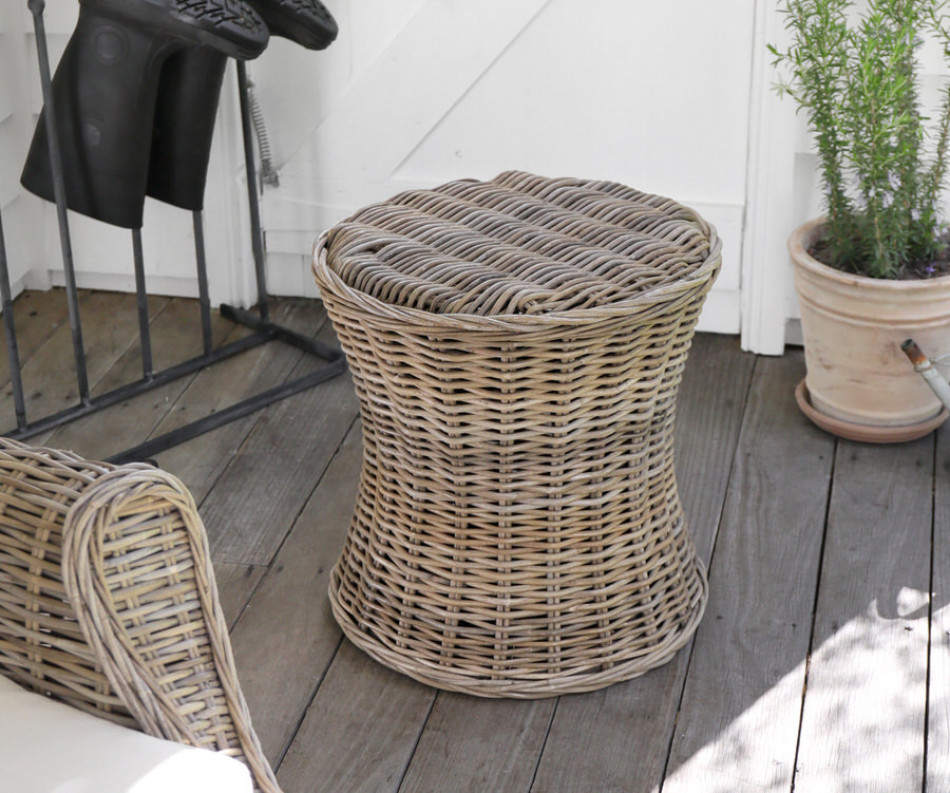 Ashford Round Cane Side Table