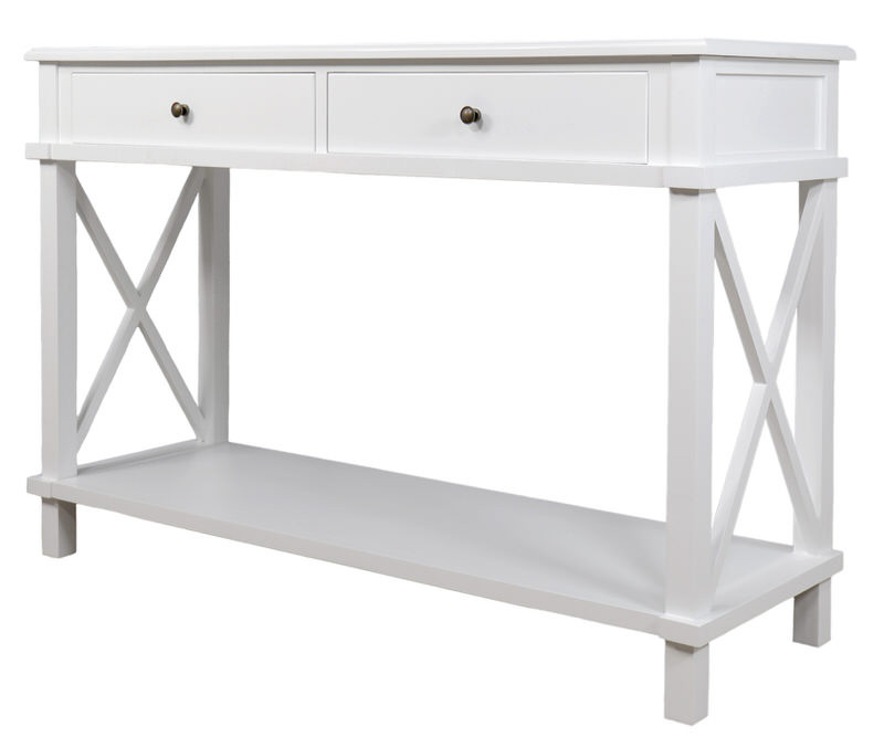 Hampton 2 Drawer Console Table - 122cm