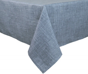 Denim Blue Wipe-Clean Tablecloth
